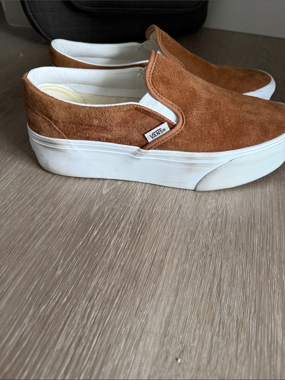 Suede Vans Platform